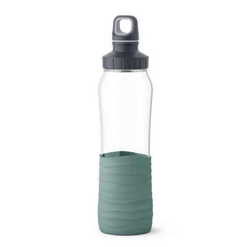 Emsa エムザ Drink2Go GLASS ボトル ツイストオフキャップ 0.7L グリーン