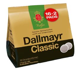 DALLMAYR ダルマイヤー クラシック コーヒーポッド 124g 18個
