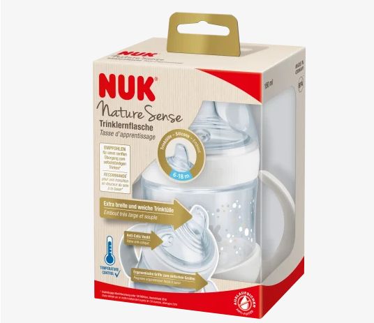 NUK ヌーク ネイチャーセンス ドリンクボトル 温度コントロール ホワイト 150ml 1個