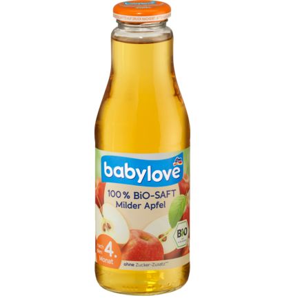 babylove ジュース 100%オーガニック マイルドリンゴ 4か月から 500ml