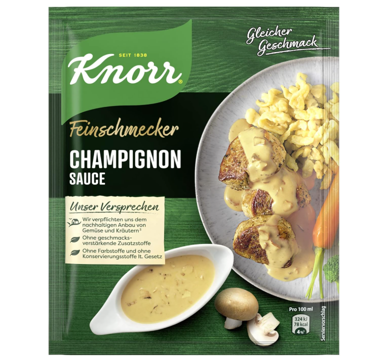 Knorr クノール グルメ マッシュルームソース40g