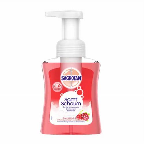 Sagrotan ベルベット フォーム ハンド 泡ソープ チェリーブロッサム&ローズ 250ml