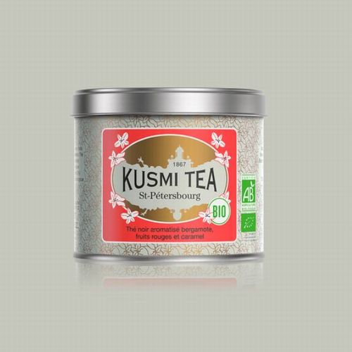 KUSMI TEA クスミティー サンクトペテルブルク オーガニック メタルカン 100g