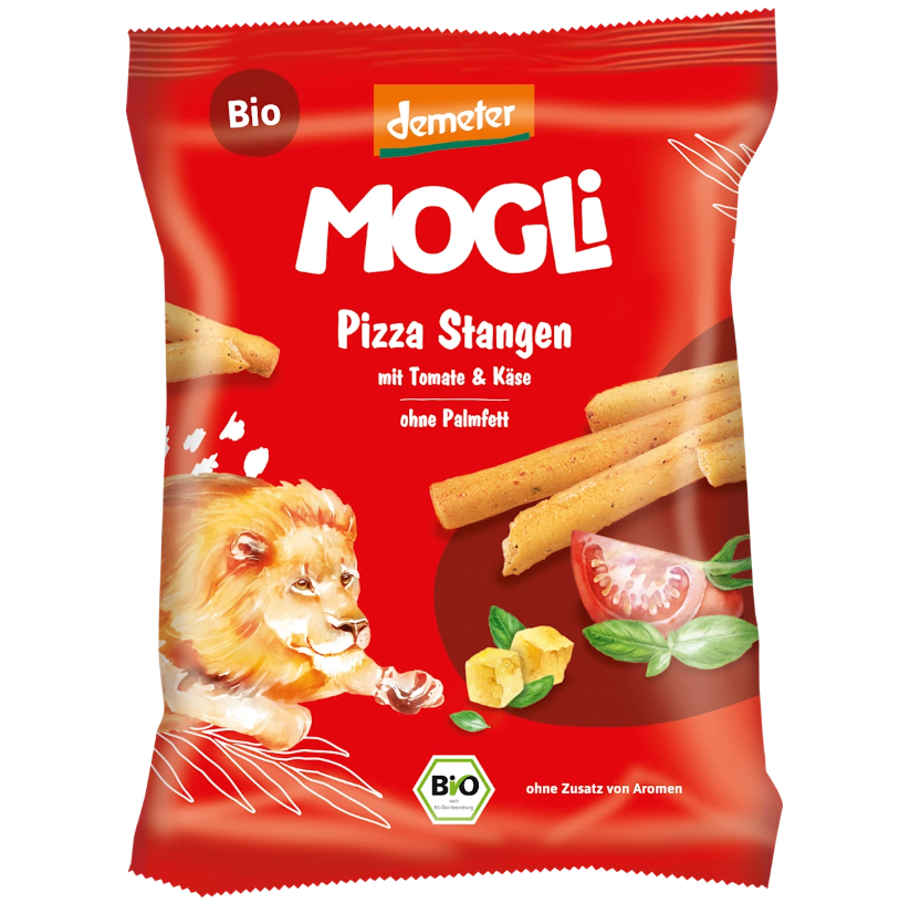 MOGLi スナック ペストリー ピザスティック チーズとオリーブオイル入り 75g