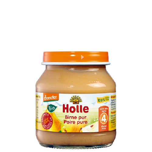 ホレ(Holle)オーガニック 離乳食 ナシ  (4ヵ月〜) 125g × 2個セット