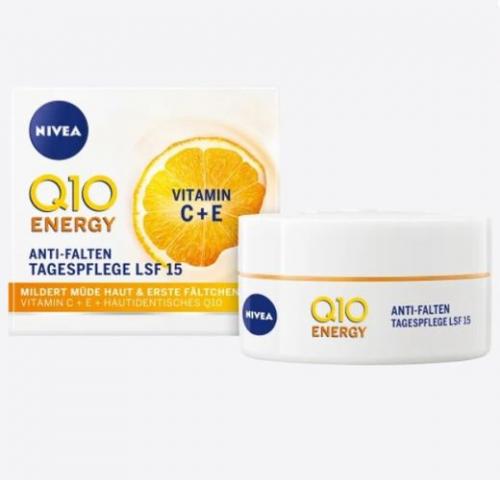 NIVEA Q10 Energy アンチリンクル ビタミンC+E デイクリーム SPF15 50ml