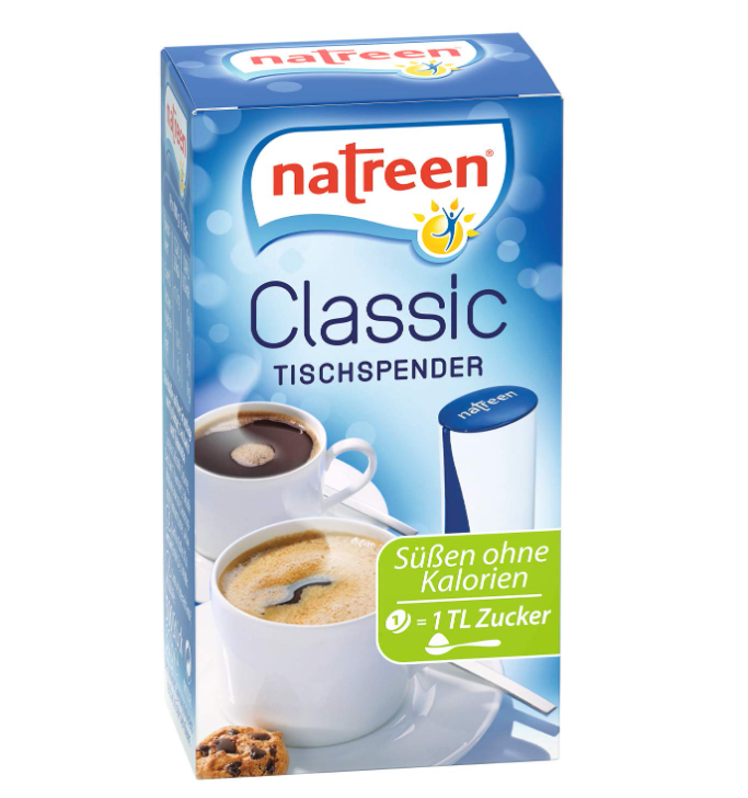 Natreen Classic 甘味料 ディスペンサー 500錠入り 1個