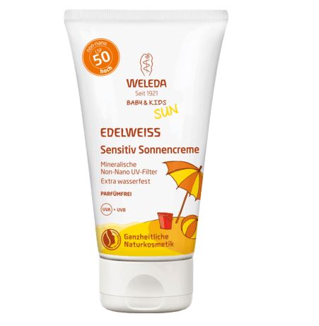 Weleda ヴェレダ 日焼け止めクリーム SPF50 50ml (ベビー、キッズ、敏感肌用)