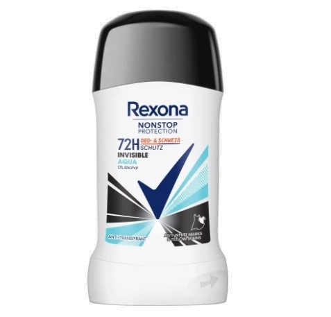 Rexona レクソナ デオドラント インビジブル アクア  スティック 72時間 50ml