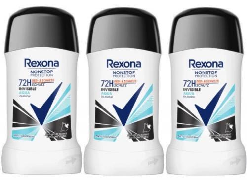 Rexona レクソナ デオドラント インビジブル アクア スティック 72時間 50ml x3本