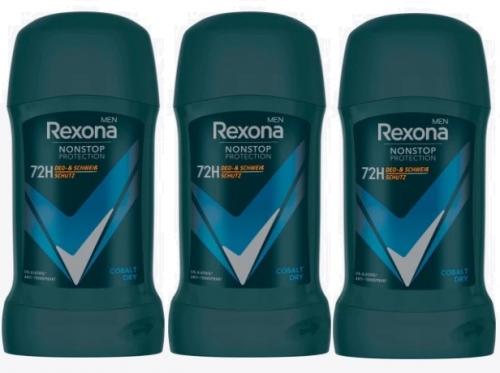 Rexona men レクソーナ デオドラント コバルトドライ ロールオン 72時間 50mlx 3