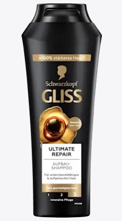 Schwarzkopf シュワルツコフ グリス シャンプー アルティメットリペア 250ml × 4個セット