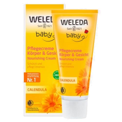 Weleda ベビー ケアクリーム カレンドラ ボディ & フェイス 75ml