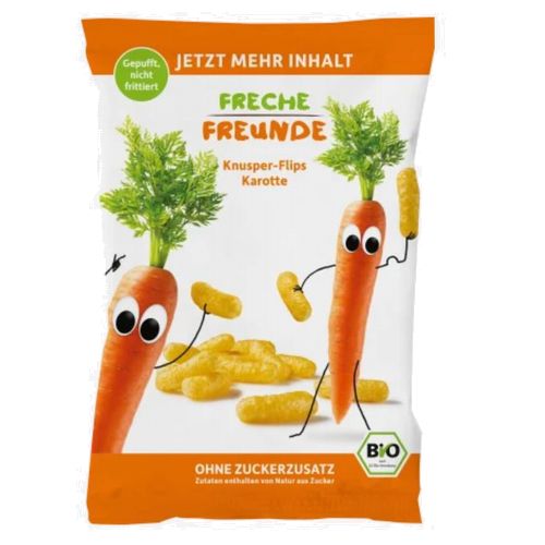 Freche Freunde 野菜 オーガニック 無添加 スナック  人参 & コーン 30g