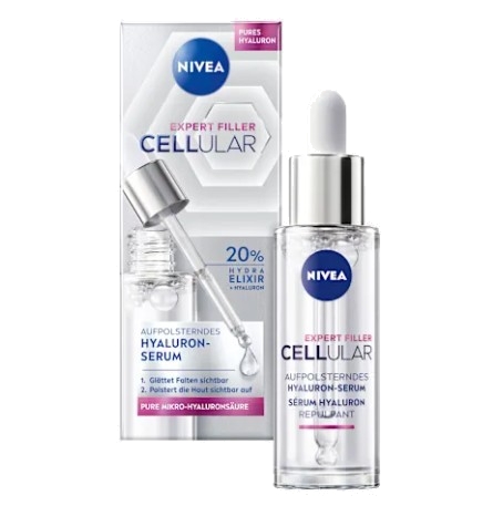 ニベア NIVEA HYALURON CELLULAR Expert Filler ヒアルロンセラム 美容液 30ml