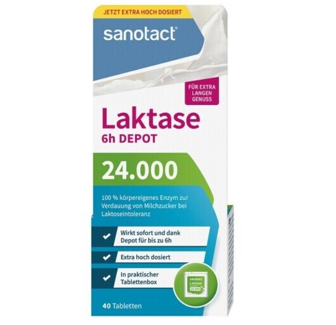 sanotact ラクターゼ 24,000 持続放出錠 40錠
