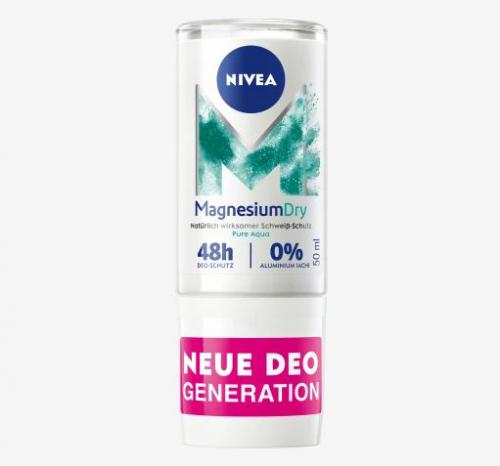 NIVEA ニベア マグネシウムドライ ピュアアクア デオロールオン 48H 50ml