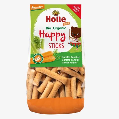 Holle baby food ホレ ハッピースティック ニンジン&フェンネル 3歳から 100g