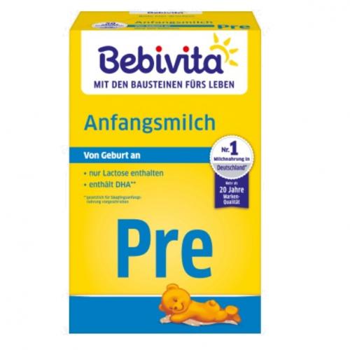 BEBIVITA ベビビータ 粉ミルク PRE プレ (0ヶ月〜)  500g