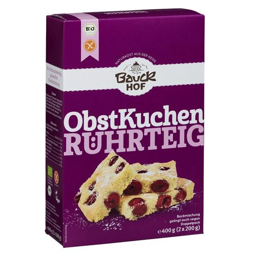 バウクホフ オーガニック グルテンフリー バニラケーキ ミックス粉 400g × 2個セット