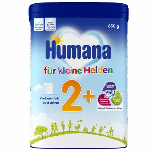 Humana フマナ 粉ミルク 子供用 2+ (24か月〜) 650g × 4個セット