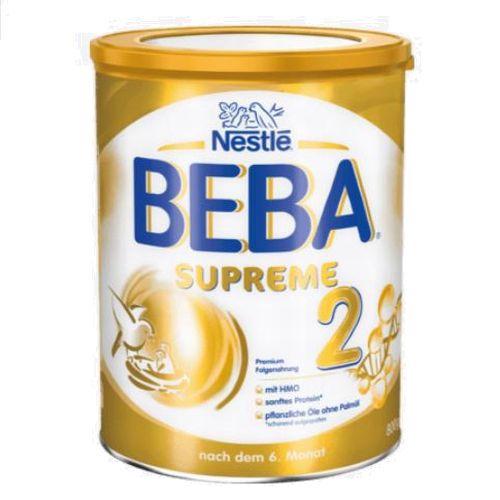 BEBA ベーバ 最高級 粉ミルク SUPREME ステップ 2 (6か月～) 800g x 4個