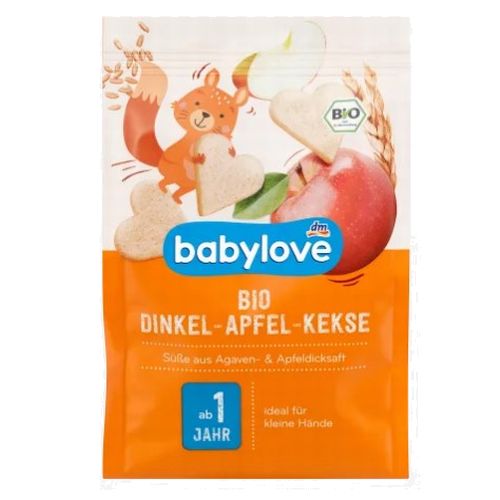 babylove オーガニック スペルトとリンゴのビスケット 1歳から 125g