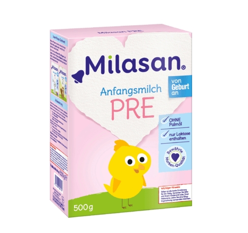 Milasan ミラサン 粉ミルク PRE プレ (0ヶ月〜)  500g × 3個セット