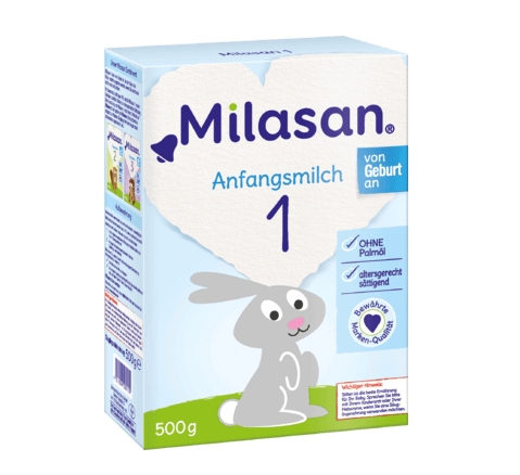 Milasan ミラサン 粉ミルク ステップ1 (0ヶ月〜)  500g × 8個セット