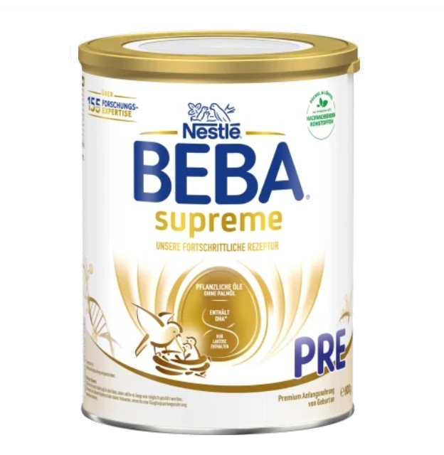 BEBA ベーバ 最高級 粉ミルク SUPREME PRE プレ (0か月～)  800g