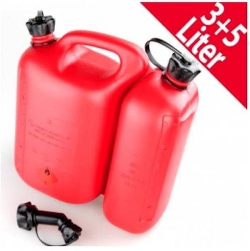 hunersdorff タンク Fuel can コンビ ECO 5.5+3L レッド