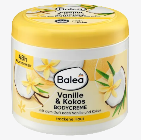Balea バレア ボディクリーム バニラ&ココナッツ 500ml