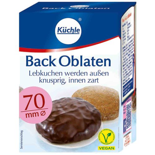 Kuechle Back Oblaten Baking wafers ウエハース 70mmx100枚