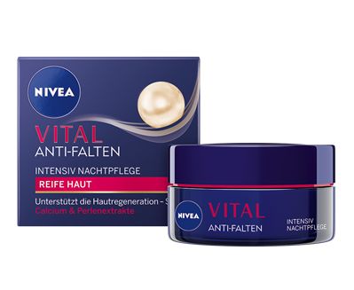 ニベア NIVEA Vital バイタル アンチリンクル 抗シワ ナイトケアクリーム 50ml