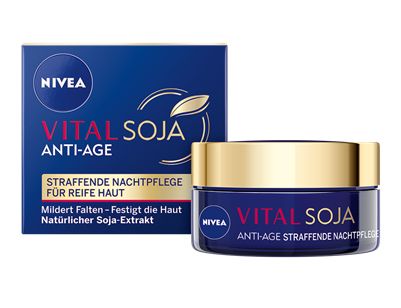 ニベア NIVEA バイタル Vital Soja アンチエイジング ナイトケア  50ml