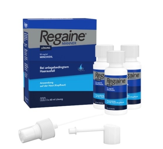 Regaine Manner Losung リゲイン ミノキシジル 男性用 育毛剤 発毛 60ml x 3個入り