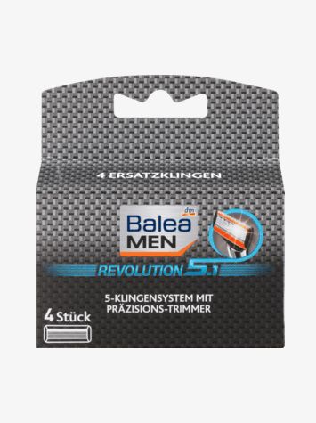 Balea MEN バレア MEN レボリューション5.1 カミソリ替刃 4個