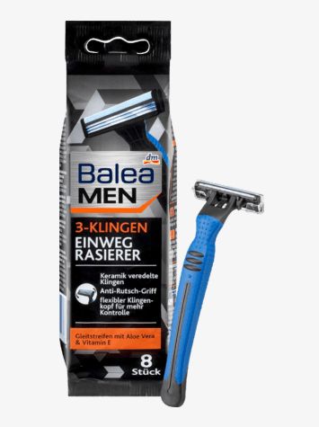 Balea MEN バレア MEN 使い捨て3枚刃カミソリ 8個