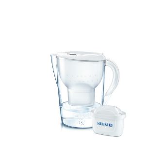 BRITA ブリタ (マレーラXL) ポット型浄水器 ホワイト (カートリッジ1個付)