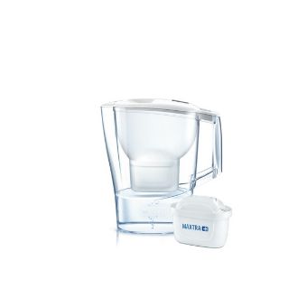 BRITA ブリタ Aluna (アルーナ) ポット型浄水器 ホワイト (カートリッジ1個付き)