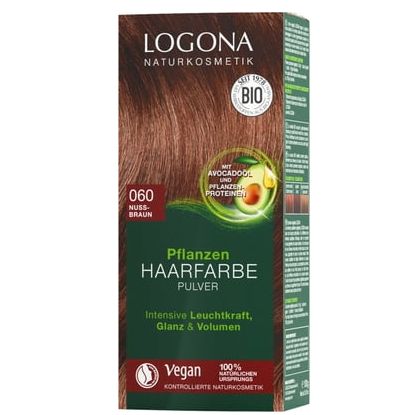 LOGONA ロゴナ ハーバルヘアカラー (060 ナッツブラウン) 100g