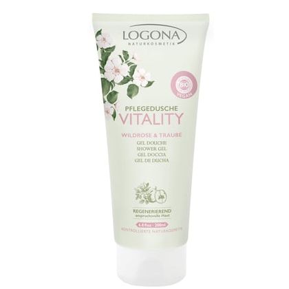 LOGONA ロゴナ バイタリティ ワイルドローズ&グレープ シャワージェル 200ml