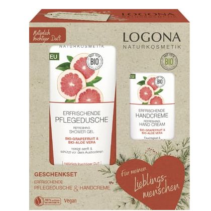 LOGONA ロゴナ リフレッシュシャワージェル&リフレッシュハンドクリームギフトセット 1個