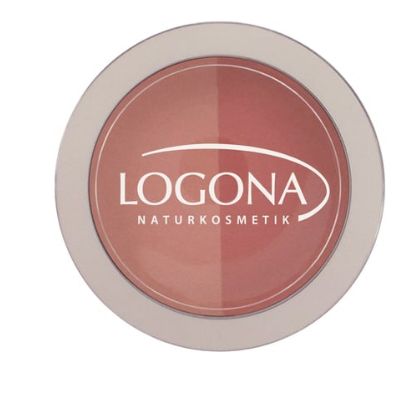 LOGONA ロゴナ ルージュデュオブラッシュ 10g 02 ピーチ+アプリコット