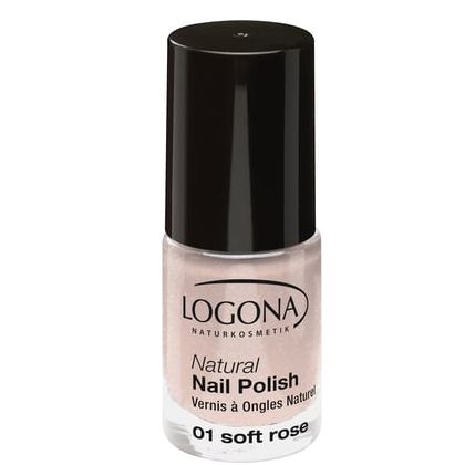 LOGONA ロゴナ ナチュラルネイルポリッシュ (01 ソフトローズ) 4ml