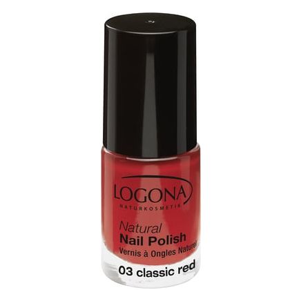 LOGONA ロゴナ ナチュラルネイルポリッシュ 03 クラシックレッド 4ml