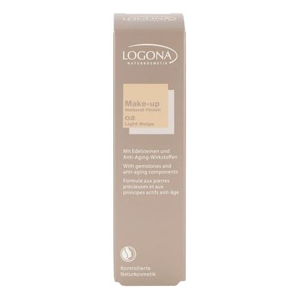 LOGONA ロゴナ メイクアップ ナチュラルフィニッシュ 02 ライトベージュ 30ml