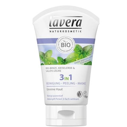 Lavera ラヴェーラ ピュアビューティ 3in1 クレンジングピーリングマスク 125ml