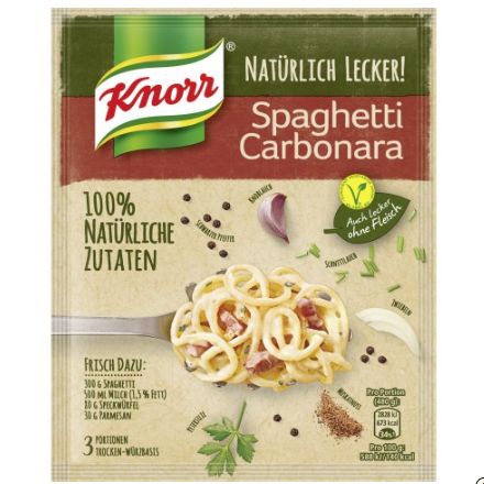 Knorr クノール ナチュラリーデリシャス スパゲッティカルボナーラ 47g