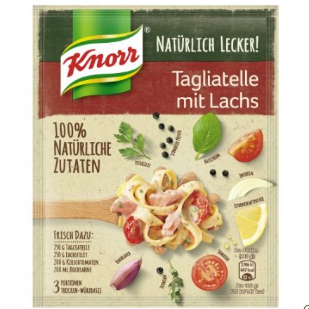 Knorr クノール ナチュラリーデリシャス サーモン入りタリアテッレ 39g